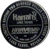 -200 Harrah's Lake Tahoe Heavenly Trail Map 4  2007 Rev.